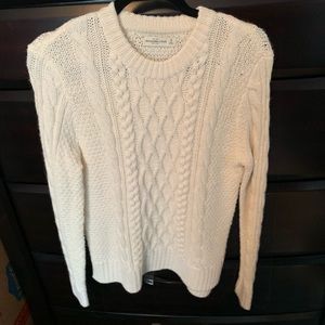 Abercrombie & Fitch Cable Knit Fisherman’s Sweater